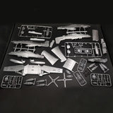 Maxbell 1:48 Scale USA Fighter Building Kits Educational Table Decoration 3D Puzzles Argent Horse