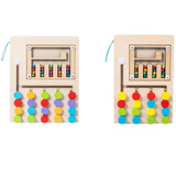 Maxbell Montessori Wooden Color Matching Puzzles Board Early Educational for Ages 3+ 4 Colors