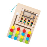 Maxbell Montessori Wooden Color Matching Puzzles Board Early Educational for Ages 3+ 4 Colors