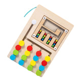 Maxbell Montessori Wooden Color Matching Puzzles Board Early Educational for Ages 3+ 4 Colors