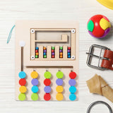 Maxbell Montessori Wooden Color Matching Puzzles Board Early Educational for Ages 3+ 5 Colors