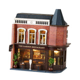 DIY Wooden Miniature Dollhouse Kits Handmade for Teens Boy Girls Kids Adults Restaurant