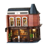 DIY Wooden Miniature Dollhouse Kits Handmade for Teens Boy Girls Kids Adults Restaurant