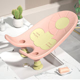 Baby Bath Seat Seat Pad Nonslip Toddlers Bath Seat for Infant Boy Girls Baby Pink