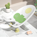 Baby Bath Seat Seat Pad Nonslip Toddlers Bath Seat for Infant Boy Girls Baby White