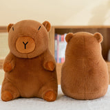 Capybara Stuffed Toy Soft Realistic Home Decor Capybara Plush Toy for Family 25cm