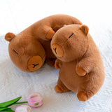 Capybara Stuffed Toy Soft Realistic Home Decor Capybara Plush Toy for Family 25cm