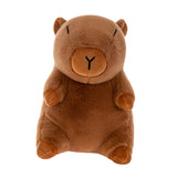 Capybara Stuffed Toy Soft Realistic Home Decor Capybara Plush Toy for Family 25cm