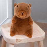 Capybara Stuffed Toy Soft Realistic Home Decor Capybara Plush Toy for Family 25cm