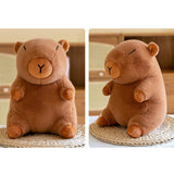 Capybara Stuffed Toy Soft Realistic Home Decor Capybara Plush Toy for Family 25cm