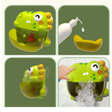 Dinosaur Bathtub Bubble Maker Bath Toy for Boys Baby Bathtub