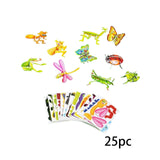 3D Cartoon Jigsaw Puzzles Learn Activities Fine Motor Skills Montessori Toys insect