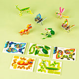 3D Cartoon Jigsaw Puzzles Learn Activities Fine Motor Skills Montessori Toys insect