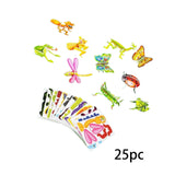 3D Cartoon Jigsaw Puzzles Learn Activities Fine Motor Skills Montessori Toys insect