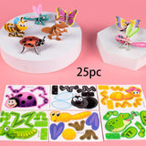 3D Cartoon Jigsaw Puzzles Learn Activities Fine Motor Skills Montessori Toys insect