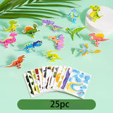 3D Cartoon Jigsaw Puzzles Learn Activities Fine Motor Skills Montessori Toys dinosaur