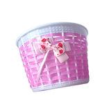 Bike Basket for Boys Girls Front Frame Bike Basket Handlebar Basket for Kids