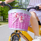 Bike Basket for Boys Girls Front Frame Bike Basket Handlebar Basket for Kids