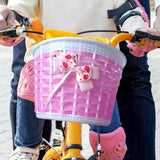 Bike Basket for Boys Girls Front Frame Bike Basket Handlebar Basket for Kids