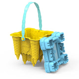 14 Pieces Sand Castle Mould for Kids Buckets for Beach Travel Outdoor