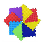 Maxbell Massage Sensory Puzzle Mat Floor Massage Mat Sensory Floors Mat for Kids Room 8pcs