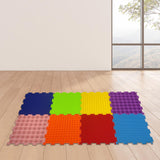Maxbell Massage Sensory Puzzle Mat Floor Massage Mat Sensory Floors Mat for Kids Room 8pcs