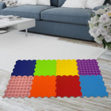 Maxbell Massage Sensory Puzzle Mat Floor Massage Mat Sensory Floors Mat for Kids Room 8pcs