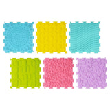 Maxbell Massage Sensory Puzzle Mat Floor Massage Mat Sensory Floors Mat for Kids Room 6pcs