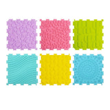 Maxbell Massage Sensory Puzzle Mat Floor Massage Mat Sensory Floors Mat for Kids Room 6pcs