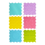 Maxbell Massage Sensory Puzzle Mat Floor Massage Mat Sensory Floors Mat for Kids Room 6pcs