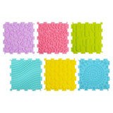 Maxbell Massage Sensory Puzzle Mat Floor Massage Mat Sensory Floors Mat for Kids Room 6pcs