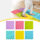 Maxbell Massage Sensory Puzzle Mat Floor Massage Mat Sensory Floors Mat for Kids Room 6pcs