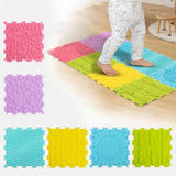 Maxbell Massage Sensory Puzzle Mat Floor Massage Mat Sensory Floors Mat for Kids Room 6pcs