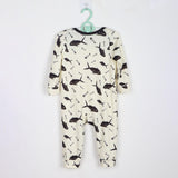 Maxbell Spring Fall Baby Romper Baby Long Sleeve Romper for Baptism Halloween Casual 3 to 6 Month