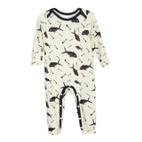 Maxbell Spring Fall Baby Romper Baby Long Sleeve Romper for Baptism Halloween Casual 3 to 6 Month