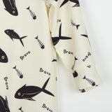 Maxbell Spring Fall Baby Romper Baby Long Sleeve Romper for Baptism Halloween Casual 6 to 9 Month