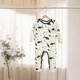 Maxbell Spring Fall Baby Romper Baby Long Sleeve Romper for Baptism Halloween Casual 6 to 9 Month