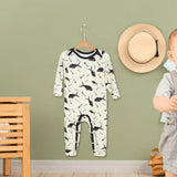 Maxbell Spring Fall Baby Romper Baby Long Sleeve Romper for Baptism Halloween Casual 6 to 9 Month