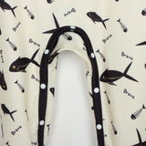 Maxbell Spring Fall Baby Romper Baby Long Sleeve Romper for Baptism Halloween Casual 12 to 18 Month