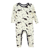 Maxbell Spring Fall Baby Romper Baby Long Sleeve Romper for Baptism Halloween Casual 12 to 18 Month