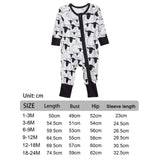 Maxbell Spring Fall Baby Romper Newborn Cartoon Pajamas Playsuit for Holiday Baptism L