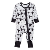 Maxbell Spring Fall Baby Romper Newborn Cartoon Pajamas Playsuit for Holiday Baptism L