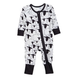Maxbell Spring Fall Baby Romper Newborn Cartoon Pajamas Playsuit for Holiday Baptism L