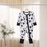 Maxbell Spring Fall Baby Romper Newborn Cartoon Pajamas Playsuit for Holiday Baptism L