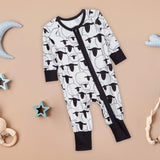 Maxbell Spring Fall Baby Romper Newborn Cartoon Pajamas Playsuit for Holiday Baptism L