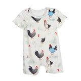 Baby Clothes Breathable Casual Summer Short Sleeve for Party Home Daily Wear 1 to 3 Month