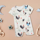 Baby Clothes Breathable Casual Summer Short Sleeve for Party Home Daily Wear 1 to 3 Month