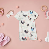 Baby Clothes Breathable Casual Summer Short Sleeve for Party Home Daily Wear 1 to 3 Month