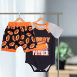 Baby T Shirt Romper Shorts Set Casual for Photography Props Daily Wear Party 1 to 3M