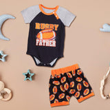 Baby T Shirt Romper Shorts Set Casual for Photography Props Daily Wear Party 1 to 3M